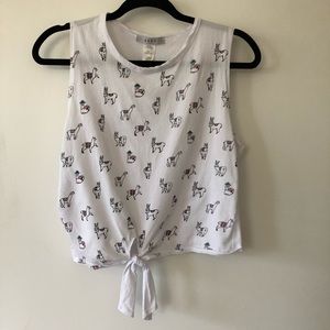 Gaze Twist Front Tank Top